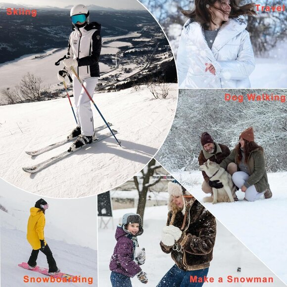 Balaclava for Unisex Fleece Windproof Ski Mask Cold Weather Gray Neck Warmer - Picture 6 of 6